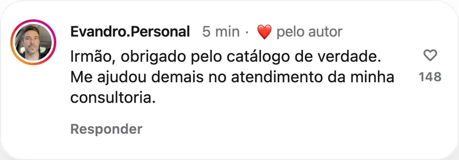 Depoimentos de Personais que usam e aprovam 1